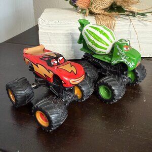 Disney Pixar Cars Paddy O’Concrete, & Frightening McQueen Monster Truck Lot